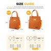 Fmeida Insulated Lunch Bag Women, 9L Large Lunch Bags with