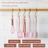 Collfa Rose Gold and Pink Kitchen Utensil Small Five-Piece Set