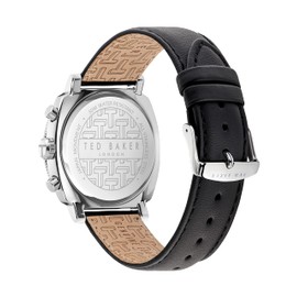Ted Baker Caine Black Leather Strap Watch (Model: BKPCNF2019I)