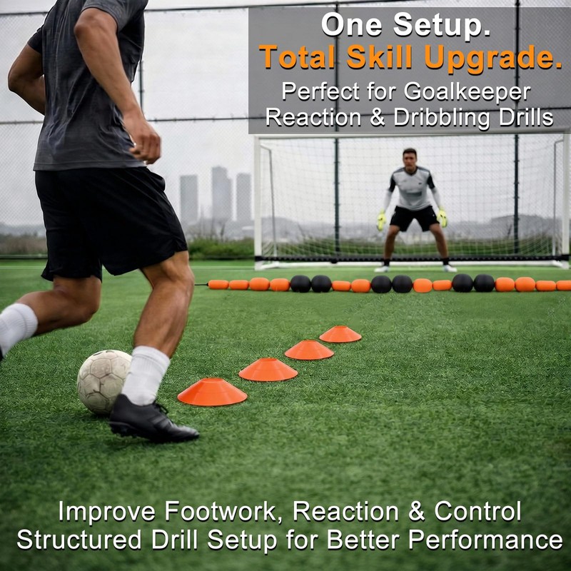 Outus 9 ft Soccer Goalkeeper Deflection Equipment Goalkeeper Training Equipment
