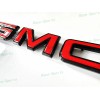 Auto GMC Front Rear Black Red GMC Emblem 2020+ Sierra