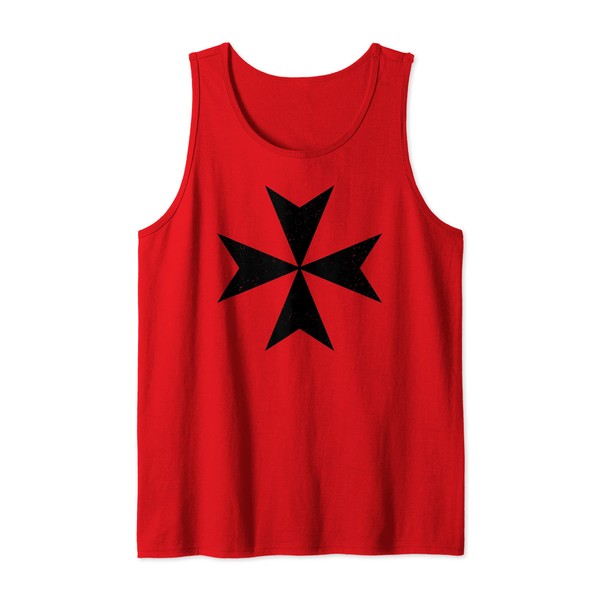 Maltese Cross Flag Malta Cross Knights Vintage Retro Flag Tank