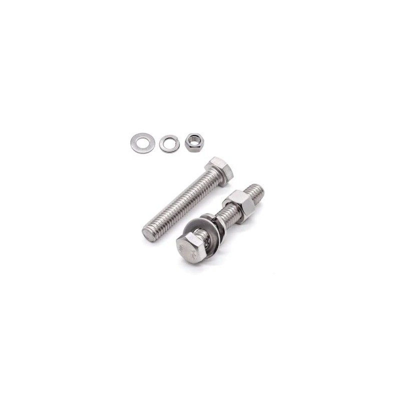 M6 x 35mm (10 Sets) Stainless Steel Hex Bolts Hex