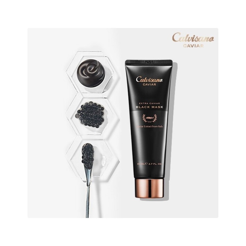 Calvisano Extra Caviar Black Mask 80ml / 칼비사노 엑스트라 캐비어