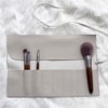 Makeup Pouch, Makeup Brush Pouch, Cosmetic Brush Case, Gray -