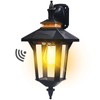 Solar Powered Wall Lantern Lights Outdoor with 3 Modes, Motion