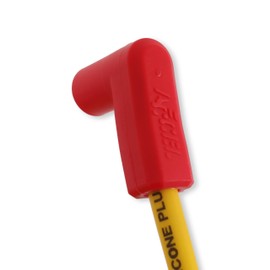 ACCEL 8031 Spark Plug Wire Set - 8.8mm Spiral Suppression Wire - Universal Set with 90° Boots - Yellow