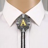 Btilasif Bolo Tie Western Cowboy Intial Letters Bolo Tie ABCDJMR