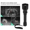 850nm IR Flashlight Zoomable Aluminum Alloy Night Vision Torch for