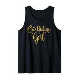 Birthday Girl Shirts Cute Birthday Party Gifts Girls Women Tank Top