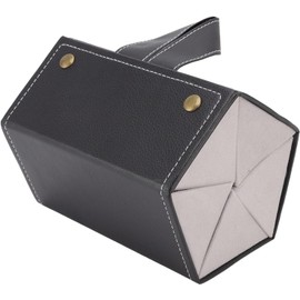 CHICIRIS Caja de Exhibición de Gafas, Estuche Plegable con Múltiples Ranuras, Organizador de Anteojos de Viaje de Cuero PU, Diseño Compacto y Duradero para Viajes, Oficina o Eventos