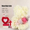 K KYMAKE Valentines Gifts,Gifts for Women,Rose Bear,Rose Flower Bear,Rose Teddy