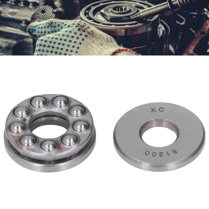 10Pcs Thrust Ball Bearing Single Direction Accessory Replacement Set Kit