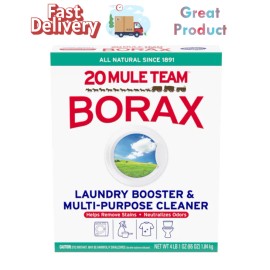 Borax 20 Mule Team Detergent Booster - 65oz. - Laundry Stain Remover