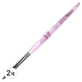 [NRYAN] Enrian Acrylic Brush No. 8, 2 pcs., Lavender / [NRYAN] 엔리안 아크릴 브러쉬 8호, 2개, 라벤다