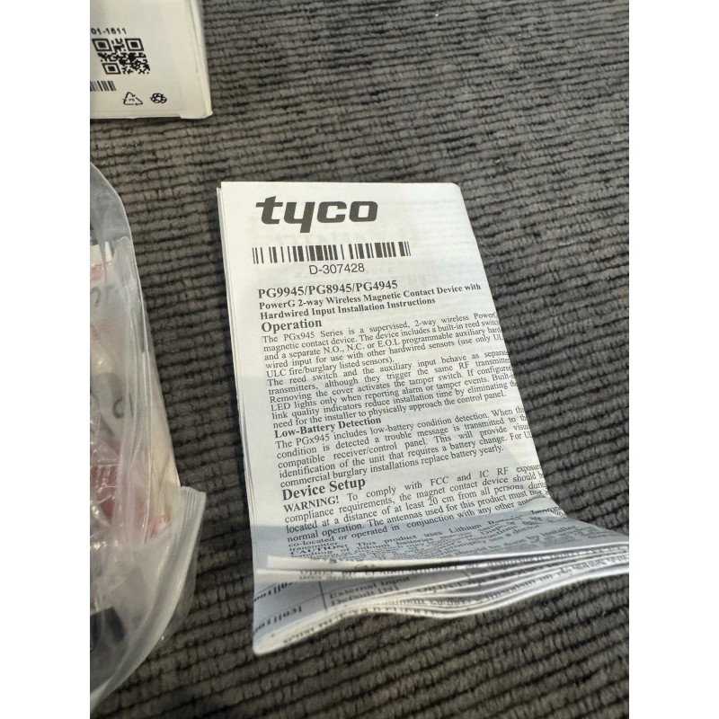 DSC PG9945BR Wireless PowerG Door/Window Alarm (BROWN)