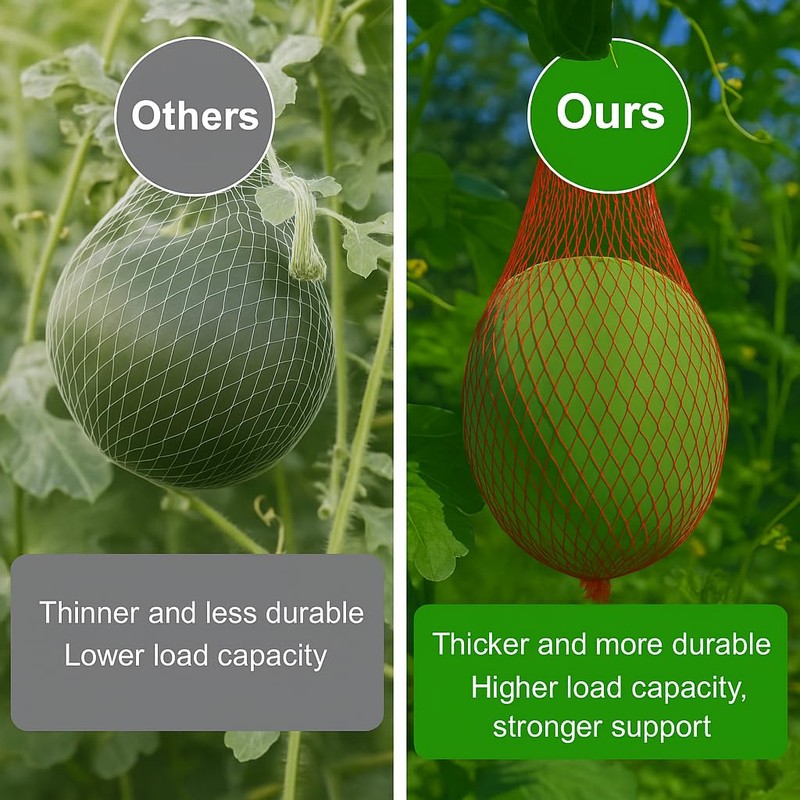 Melon Hammock Watermelon Nets, 100 Pack Heavy Duty Reusable Melon