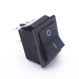 Rocker Switch AC 250V 16A 125V 20A DC12V-24V 4 Pin DPSTNO/OFF On/Off Boat Rocker Switch Auto Motorcycle Boat Disconnect Switch for Water Dispenser/Coffee Pot and More 4pcs