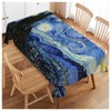 Walmsco Tablecloth Starry Night Van Gogh Decor For Dining Room
