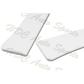 HDC Autosports 86" x 4" Universal Painted White Side Skirt Extension Rocker Splitters Lip 6pcs