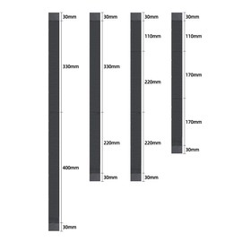 Tomedeks Boot Organiser, Boot Organiser Velcro, 4 Parts for Quick Separation of Items and to Create Order in the Boot Suitable for Any Felt Surface
