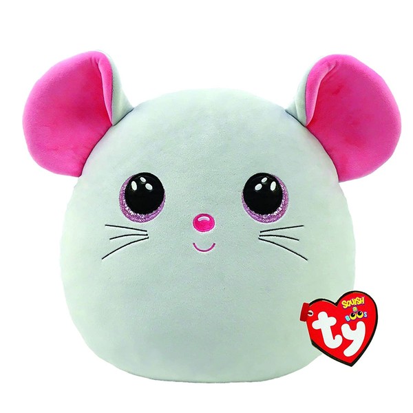 TY - Squish a Boo Mouse Catnip - 20 cm, 2009137, Grey