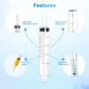Vaokin 20ml Plastic Syringe with Cap, Large Syringes without Needle
