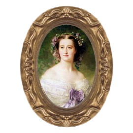 Unbranded 1800's Lady Miniature Dollhouse Art Picture 8318