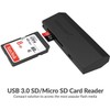 SABRENT SuperSpeed - Lector de tarjetas de memoria flash USB