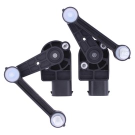 Level Sensor Xenon Headlight Height Sensor Headlight Range Adjustment Level Control Headlight Range Sensor Air Suspension Sensor with Poles Rear Left Right for Touareg 7L 2004-2010 Q7 4L 2006-2015