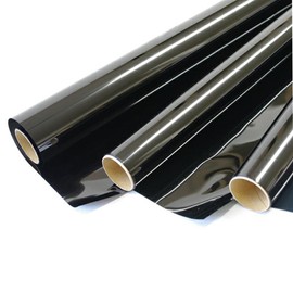 Mkbrother 35% VLT 12" in x 20' Ft (12 in x 240 in) Heat & UV Block Window Tint Adhesive Film Windshield Sun Visor Strip