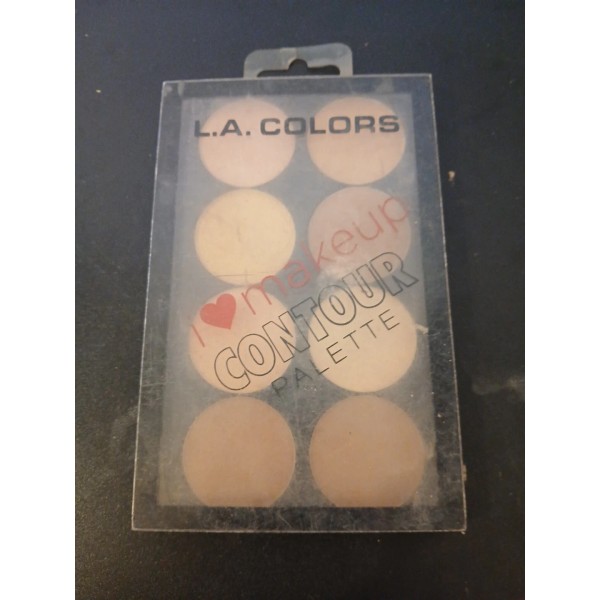 L.A.COLORS I LOVE MAKEUP CONTOUR PALETTE LIGHT MEDIUM 8 FACE