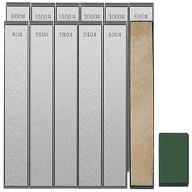 Diamond Sharpening Stones, 11 Pcs Diamond Whetstones Knife Sharpening Kit with Anti-Slip Base - for Fix-Angled Knife Sharpening System, Ruixin Pro Sharpener