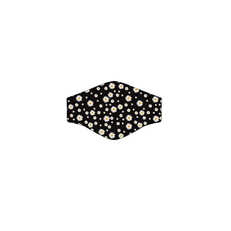 History & Heraldry Washable Face Mask - Daisy Black (M)