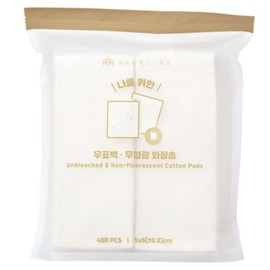 THE FACE SHOP Daily Mild 100% Cotton Cotton Pads, 2 packs of 80 / 더페이스샵 데일리 마일드 100% 코튼 화장솜 2개 80개입