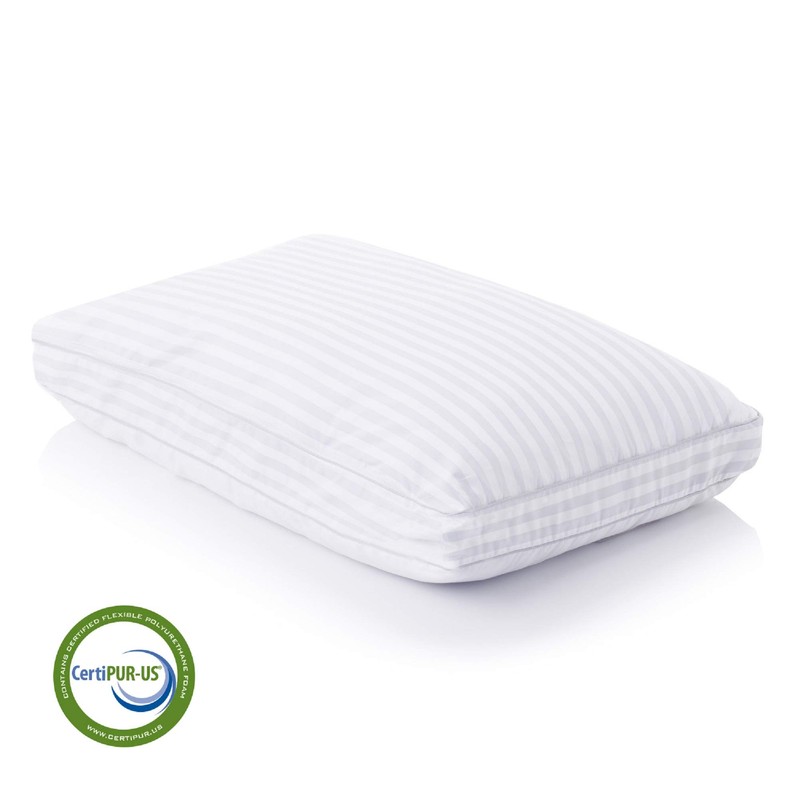 Malouf Convolution Gelled Microfiber with Convoluted Memory Foam Pillow -