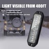 WINECO Amber/White LED Strobe Lights Kit - 8pcs 12-LED Flashing