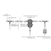 for NMEA 2000 Male Backbone Cable IP67 Waterproof 5 Pin