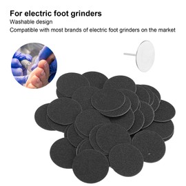 Foot Sandpaper, Pedicure Tool, Sandpaper, Sanding Discs, Sandpaper, Wonderfully Easy Replacement for Electric Foot Sanders (35 mm)