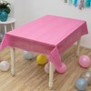 1 Pack Plastic Tablecloths Disposable Table Covers 54 inch x108
