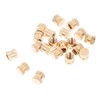 ULTECHNOVO Female Thread Brass Embedment Nuts 1/4 Inch Threaded Inserts