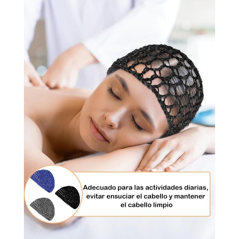 6 Mallas Para Cabello, Red Para Cabello,juego de cabello transpirable