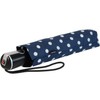 Knirps Large Duomatic Pocket Umbrella Large Duomatic, Navy-white