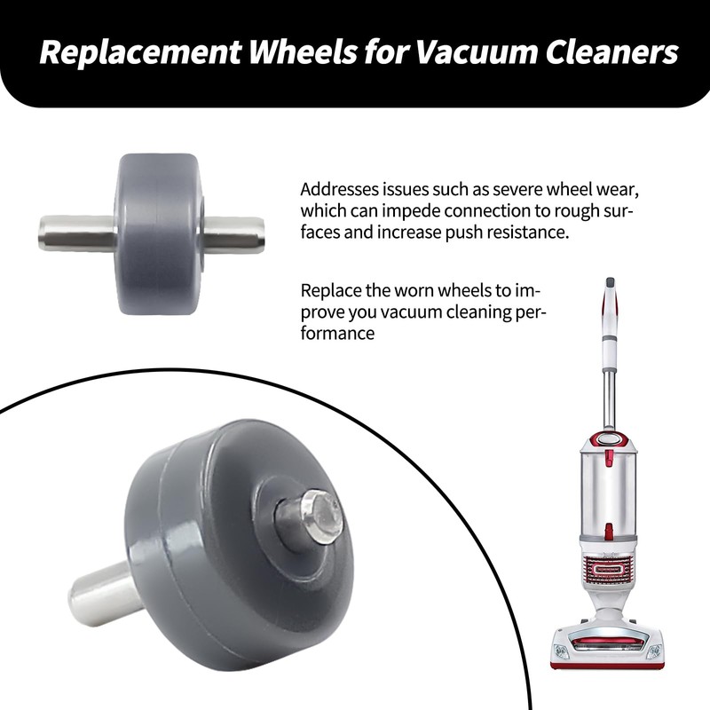 WISINY Vacuum Cleaner Wheels for Shark Navigator Vacuum Cleaner (6