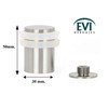 EVI Herrajes, Doorstop, Stainless Stell Appropiate for Oversized and Heavy
