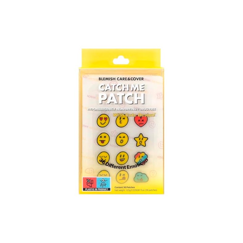 Parche Anti acné - Emoticon Dots Bonitos 36 piezas