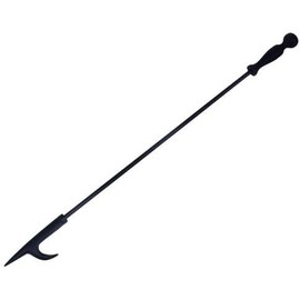 Rocky Mountain Goods Fire Poker - 27" All Metal Fire Poker for Indoor and Outdoor Use - Heavy Duty Fire Stick for Fire Pit or Inside Fireplace - Long Wrought Iron Steel