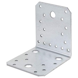 Alberts 334635 Angle Connector | Craftsman Pack | Sendzimir Galvanised | 105 x 105 x 90 mm