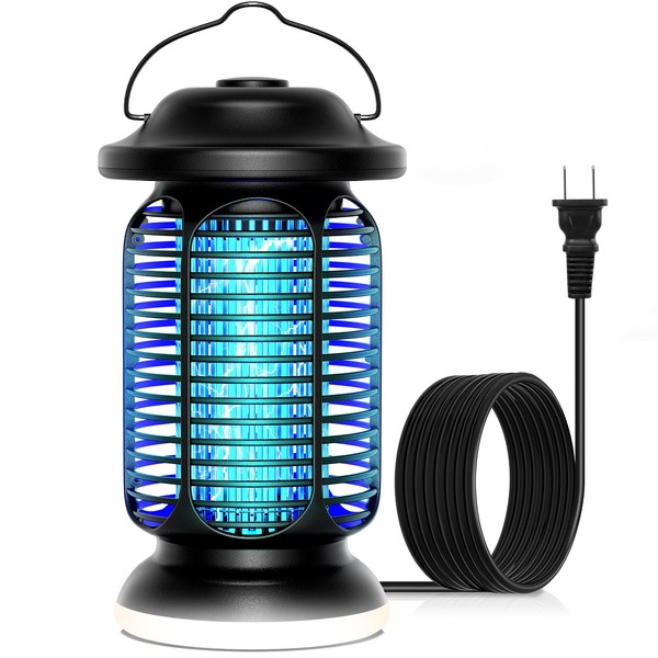 AMUFER Bug Zapper Outdoor & Indoor, Upgraded 18W Exclusive Blue-Violet