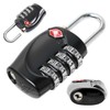 TRIXES TSA Suitcase Padlocks - 4 Pack of Combination Padlocks